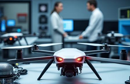 FalconAero R&D drone laboratory